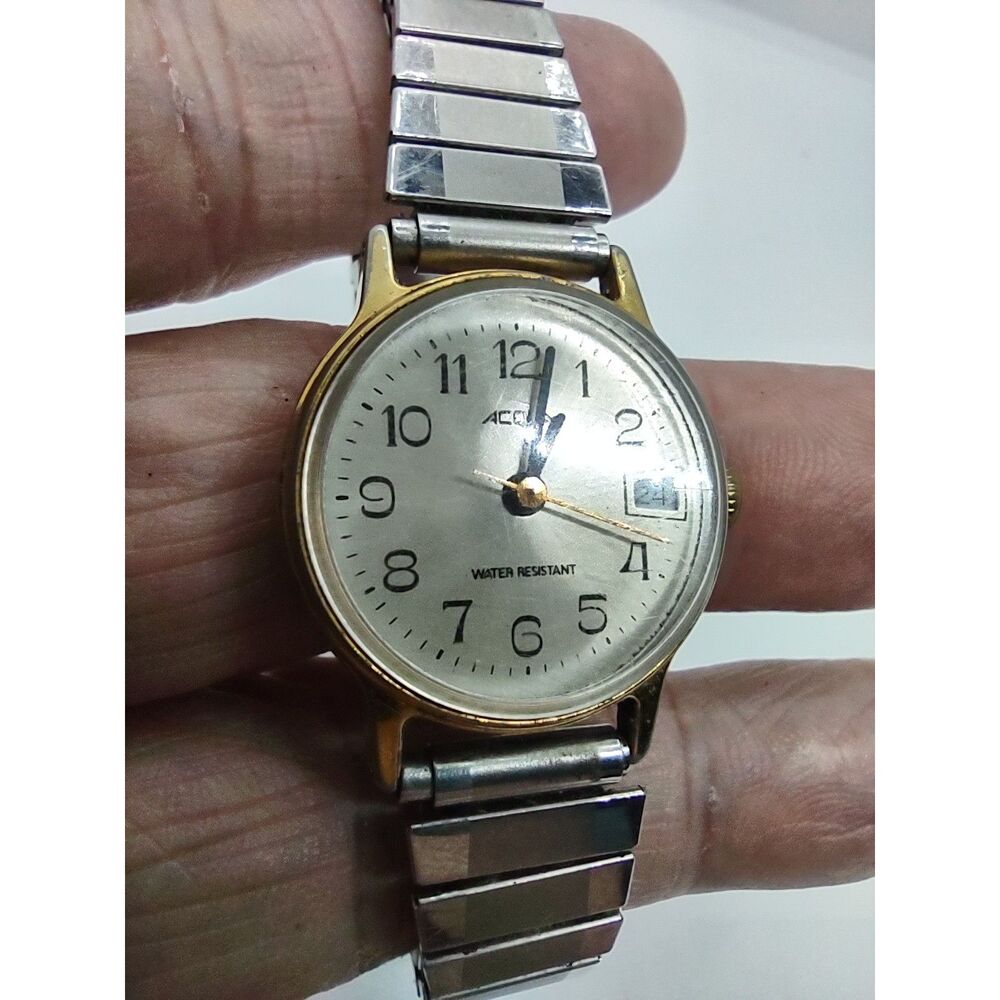 Acqua Women's Vintage Date Watch Manual Wind